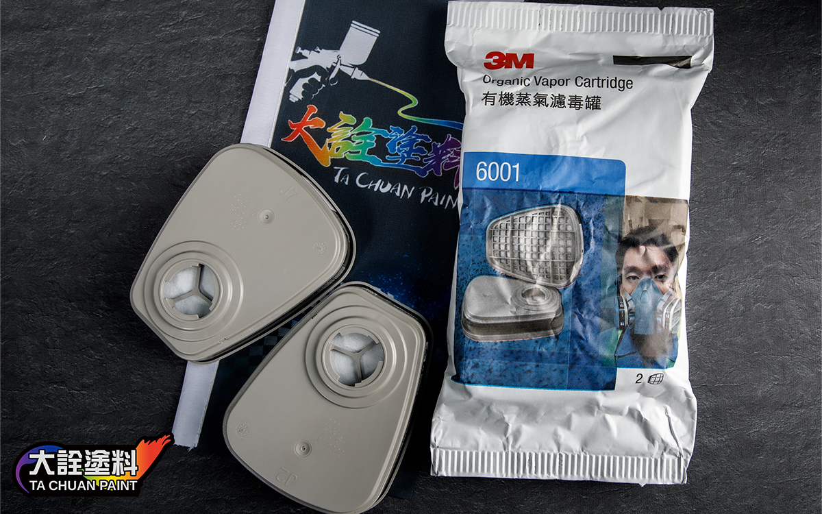 3M 6001 蒸氣濾毒罐2入 